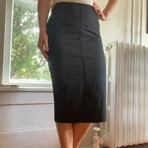 D&G Dolce Gabbana y2k Black Pencil cotton elastic Skirt